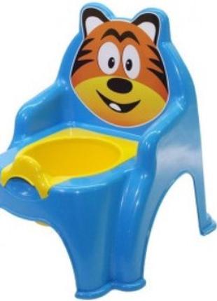 Детский горшок пластиковый голубой Doloni Toys Горшок для дете...