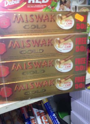 Зубная паста без фтора Miswak Gold Miswak Мисвак Египет 175 гр