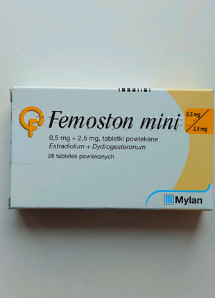 Femoston mini Фемостон міні 28 шт 0,5 мг+2,5 мг №28 мини