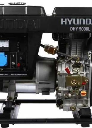 Дизельний генератор HYUNDAI DHY 5000L, однофазный, 4,2 кВт