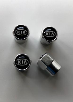 Колпачки На Ниппеля Золотник С Логотипом KIA