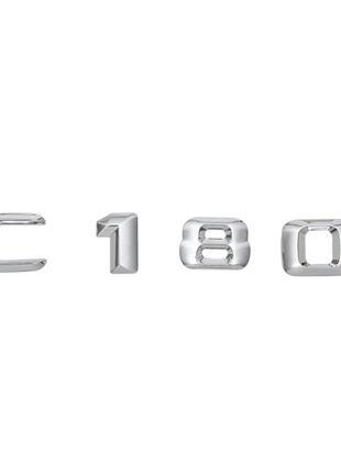 Шильдик Напис Багажника Mercedes Benz C180
