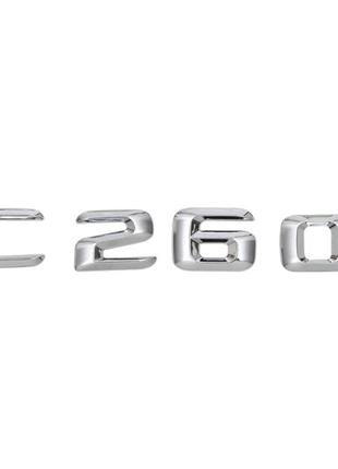 Шильдик Напис Багажника Mercedes Benz C260