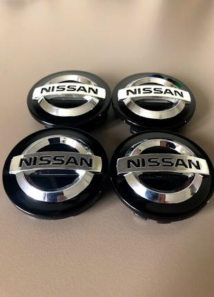 Колпачки Для Дисков Nissan 54mm Чорные
