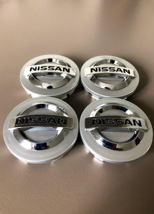 Колпачки Для Дисков Nissan 54mm Серебро