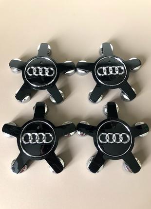 Колпачки Для Дисков Audi 135mm Черные