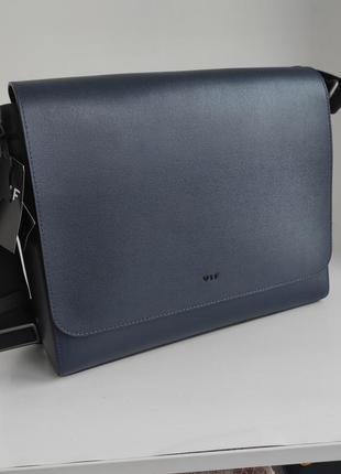 Новая сумка портфель vif натуральная кожа для ноутбука
