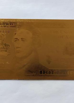 Сувенирная банкнота 10 долларов сша