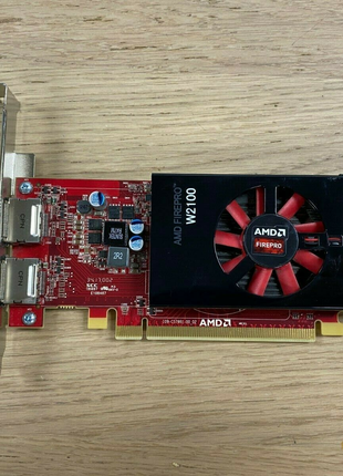 Видеокарта AMD FirePro W2100 2GB GDDR3 (как Radeon R7 240)  2x DP