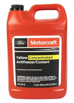 Ford Motorcraft Yellow Concentrated Antifreeze, 3.785 L,VC13G