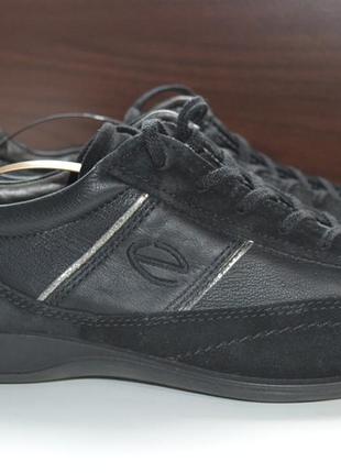Ecco 41р кроссовки сникерсы ботинки кожаные. оригинал.
