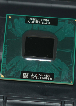 Intel Core 2 Duo T7500 2,2GHz. Процессор для ноутбука.  Socket P