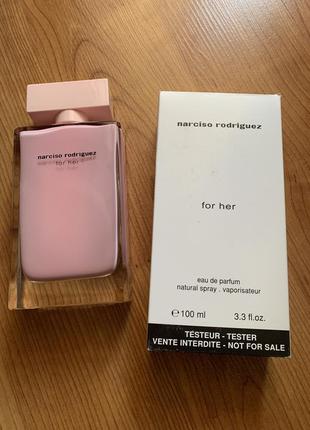 Narciso rodriguez for her tester 100 ml.