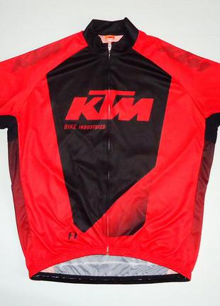 Велофутболка  ktm fl cycling jersey italy (3xl)