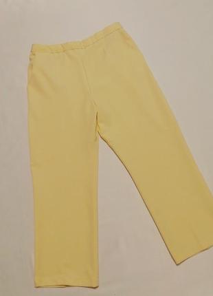 Renaissanse by sara жёлтые  летние брюки