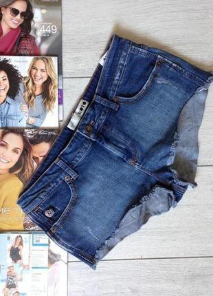 Короткие шорты джинсовые topshop