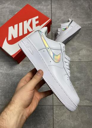 air force 1 low white irisdescent