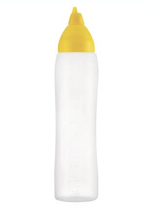 Бутылка для соуса 500 мл желтая Araven