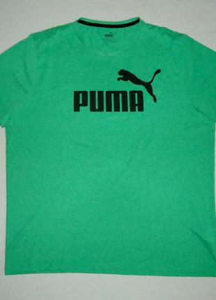 Футболка  puma ess heather tee (xxl)