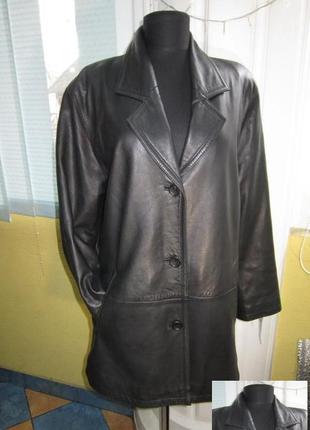 Классическая  женская кожаная куртка vera pelle. италия. лот 875