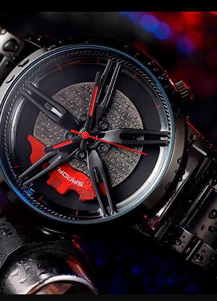 Японський наручний годинник Sanda у формі гальмівного диска