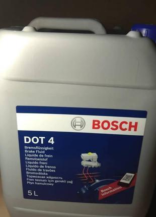 Жидкость тормозная DOT4 5л Bosch