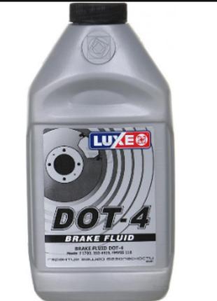 Жидкость тормозная DOT4 0,438л LUXЕ