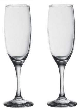 Набор бокалов для шампанского Classique Pasabahce 250мл 2 бока...