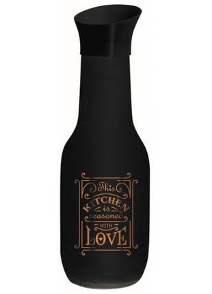 Herevin бутылка Black MAT 1.0 л для напитков стекло