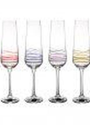 Набор бокалов для шампанского Sandra 200ml 40728 200S M8700