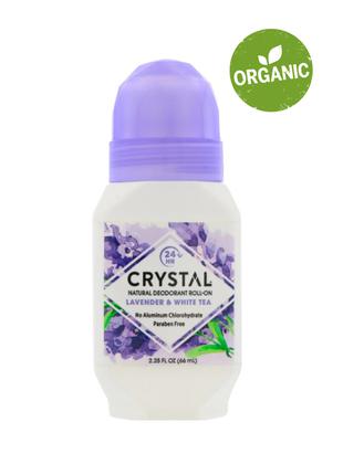 Шариковый дезодорант с лавандой и чаем, Crystal Body Deodorant