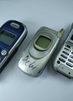 Одним лотом 3шт 3 телефона Sony Ericsson Samsung Alcatel