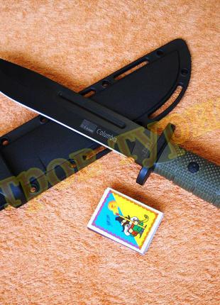 Нож охотничий туристический  Columbia 2148B с  пластиковым чехлом
