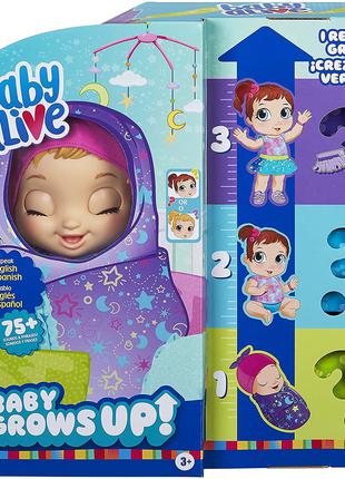 Baby Alive интерактивная растущая кукла пупс сюрприз E7762 Baby