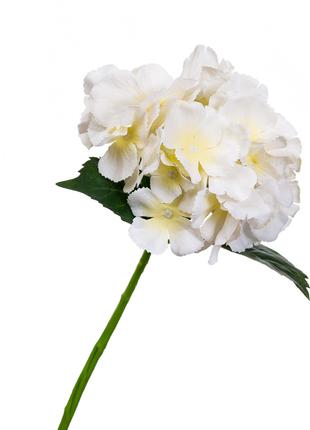 Декоративные искусственные цветы "Гортензия белая" 53 см