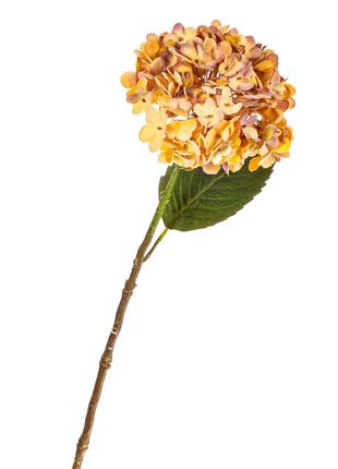 Декоративные искусственные цветы "Гортензия оранжевая" 56 см