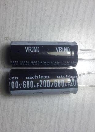 Конденсатор 680 мкФ 200 В V 200В 680uF 200V uF 680mkF реал ~500uF