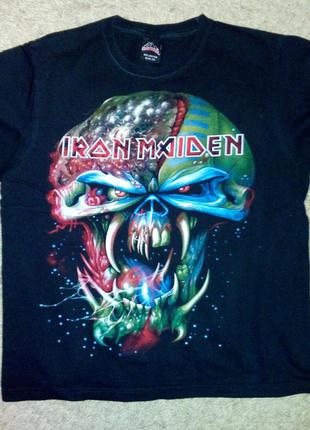 футболка Iron Maiden розмір M але ближче до L