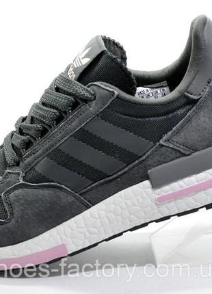 Кроссовки унисекс Adidas ZX500 RM Boost, Серый/Розовый, купить
