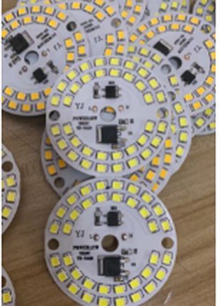 LED светодиодный модуль плата на 220v лампа 18w 220в 50мм