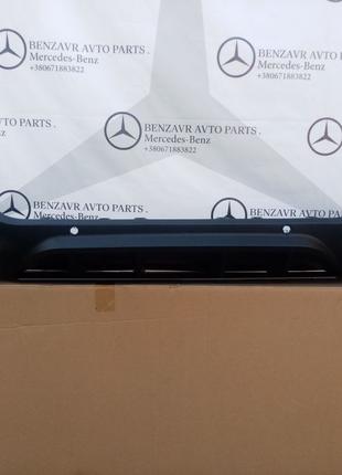 Mercedes X253 GLC диффузор с насадками AMG