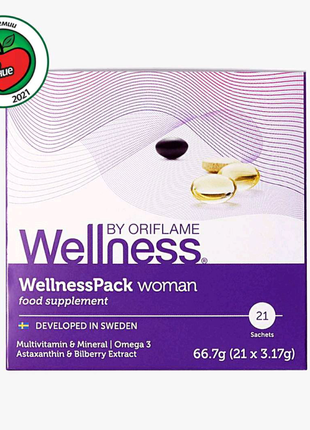 Wellness Вэлнэс .   Комплекс витамин Велнес Пек для женщин.