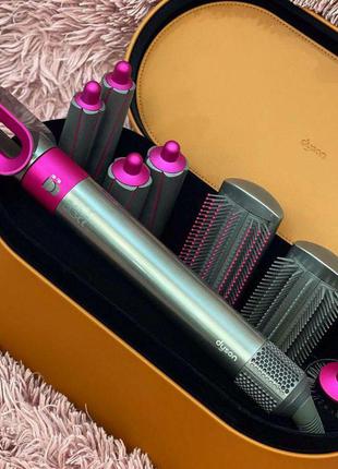 Фен-стайлер Dyson Дайсон Airwrap Complete Фуксия - купити недорого б/в ...
