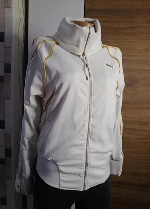 Белая оригинальная куртка puma