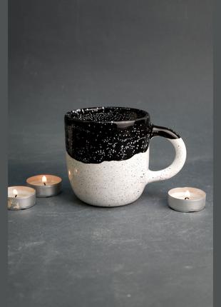 Керамическая чашка для чая ручной работы, 400мл