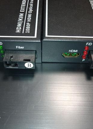 Hdmi kvm extender optical Подовжувач HDMI відеосигналу по оптиці