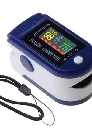 Пульсоксиметр цифровой измеритель пульса и уровня кислорода в ...