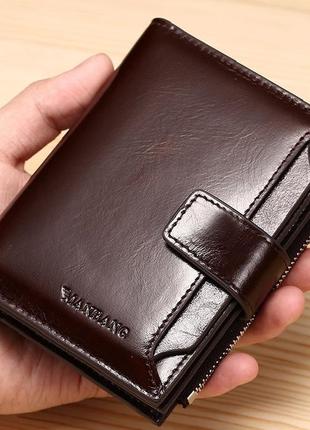 Кошелек портмоне бумажник мужской кожаный man bang