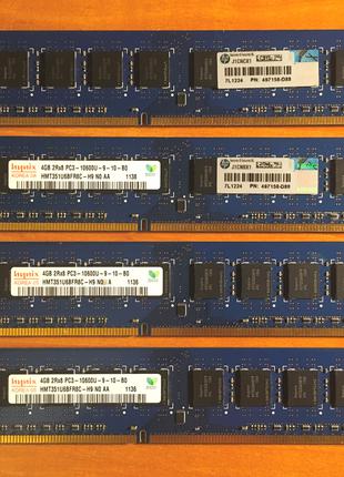 Модули памяти DDR3 Hynix 1333-1866 MHz 4x4Gb 16 Gb / 2x4Gb 8Gb