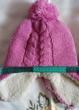 Теплі зимові та осінні шапки для дівчинки